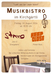 Flyer für Gig vom 14.082026.2025